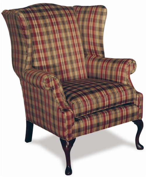 High Leg Traditional Wing Chair