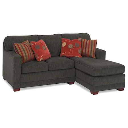 Casual Sofa with Right Arm Facing Chaise