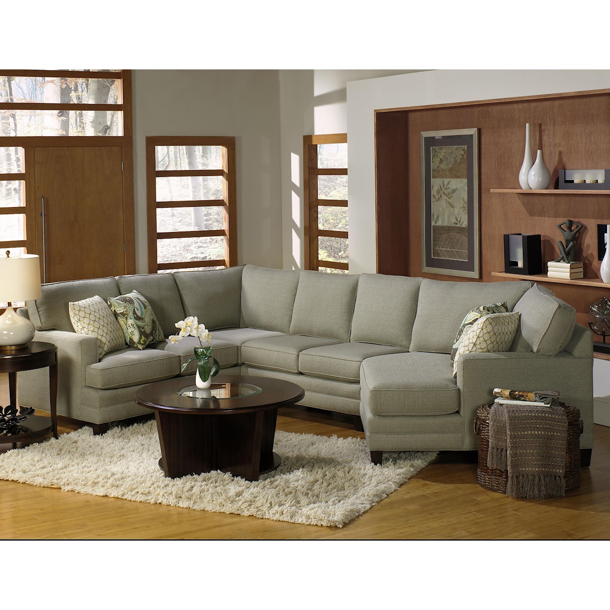 Temple Furniture Tailor Made Sectional with Cuddle