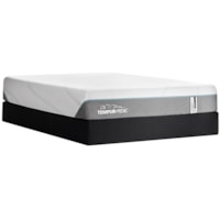 Split Cal King 11" TEMPUR-ADAPT® Medium Hybrid Mattress and Tempur-Flat High Profile Foundation