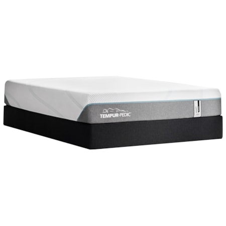 Split Cal King 11" TEMPUR-ADAPT® Medium Hybrid Mattress and Tempur-Flat High Profile Foundation