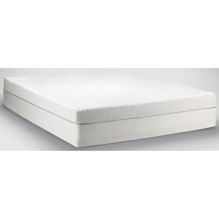 Queen Firm to Medium Soft Mattress and Low Profile Grey Foundation