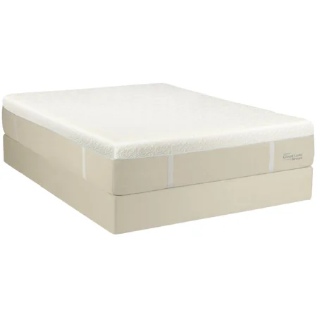 King Ultra Soft Mattress and Grey Low Profile Foudnation