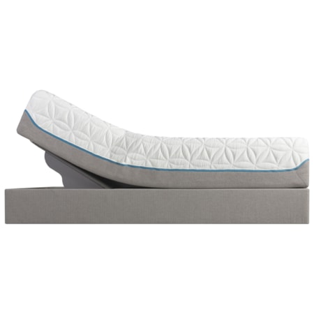 Queen Ultra-Soft Mattress and Tempur-Up Adjustable Grey Foundation