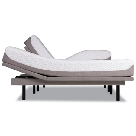 Full Medium-Soft Mattress and Tempur-Ergo Plus Adjustable Grey Base