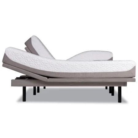 King Medium-Soft Mattress and Tempur-Ergo Plus Adjustable Grey Base