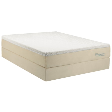 Queen Soft Mattress and Ecru High Profile Foundation
