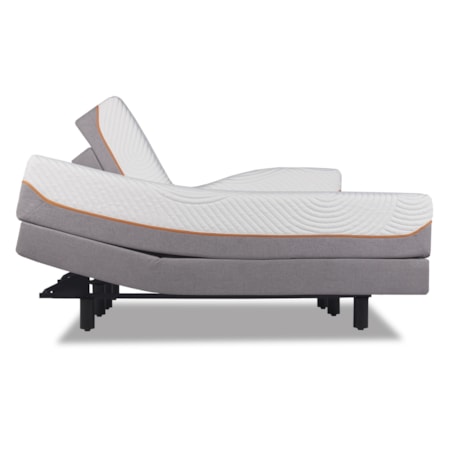 Queen Medium-Firm Mattress and TEMPUR-Ergo Premier Adjustable Base