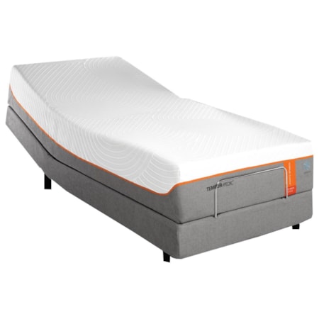 Split Cal King 13 1/2" Tempur-Contour Luxe Breeze° Firm Mattress and TEMPUR-ERGO Adjustable Base