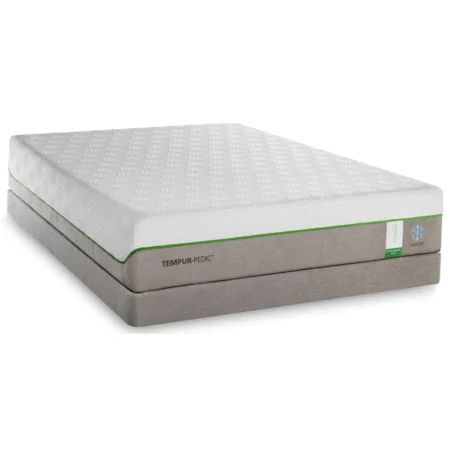 Full Medium Plush Mattress and TEMPUR-Flat Ultra Low Profile Foundation