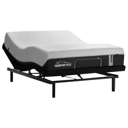 Full 12" ProAdapt Medium Hybrid Mattress and Ease 3.0 Adjustable Base
