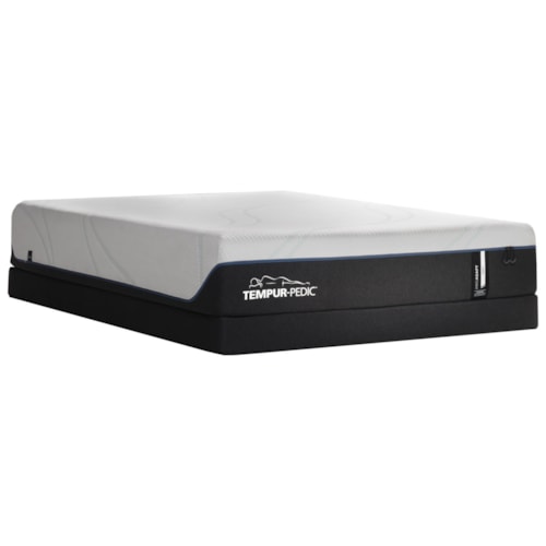 Twin Extra Long 12" TEMPUR-PROADAPT™ Soft Mattress and Tempur-Flat Low Profile Foundation