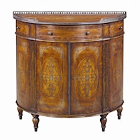 Traditional Bowfront Arched Cabinet