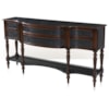 Theodore Alexander Cabinets and Sideboards 6-Drawer Arched Sideboard