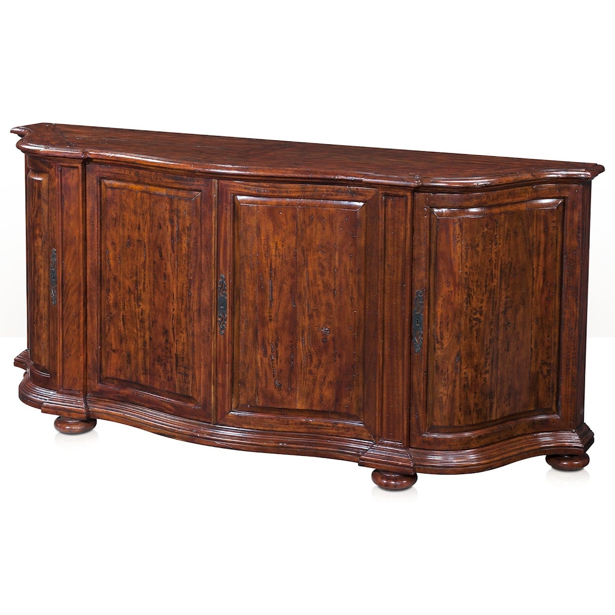 Theodore Alexander Cabinets and Sideboards Double Serpentine Sideboard