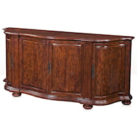 Traditional Double Serpentine Sideboard