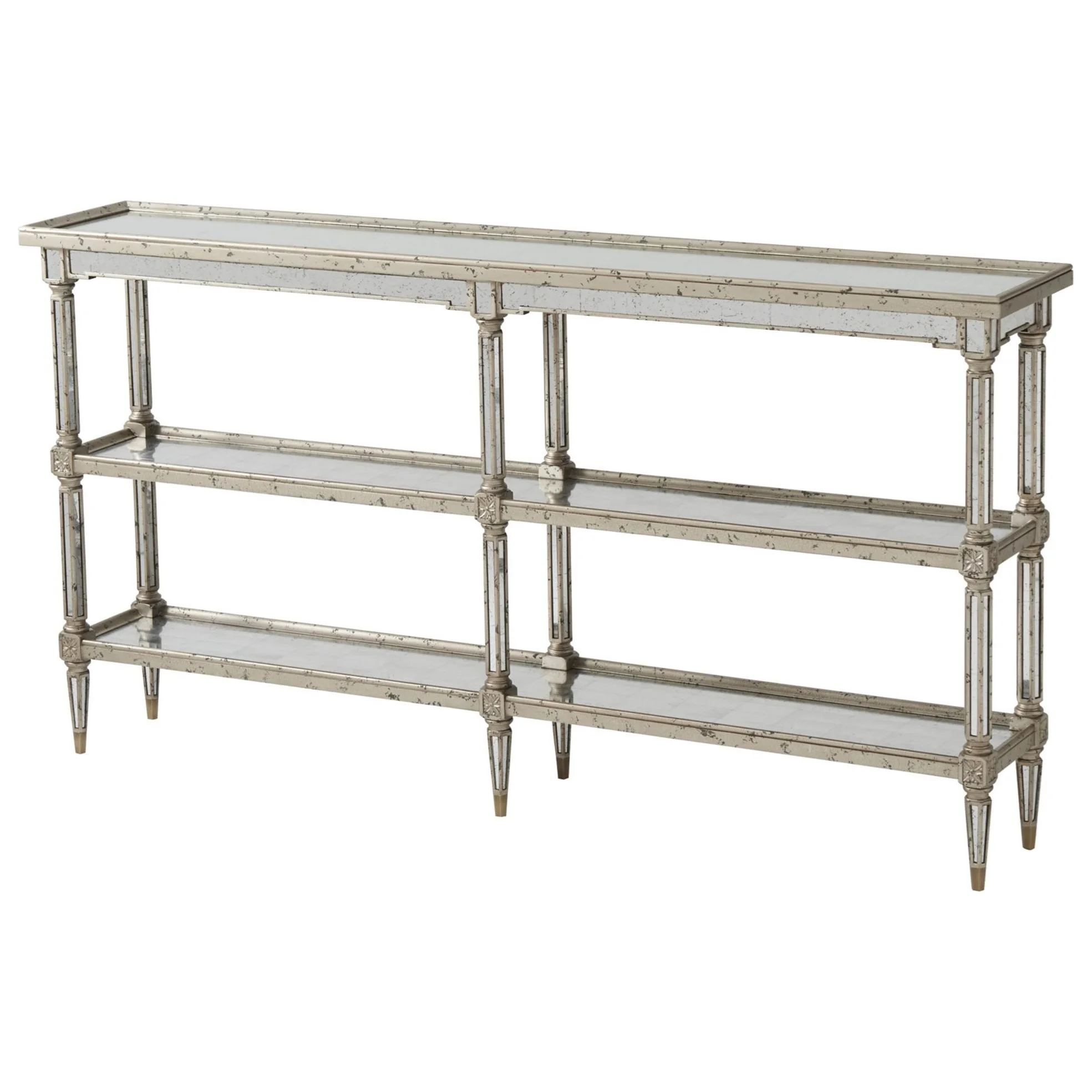 Theodore Alexander Eglomisé 5350001 Starlight Console with Mirror