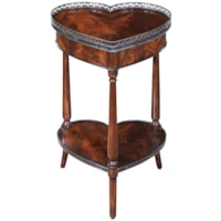 Double Heart Lamp Table