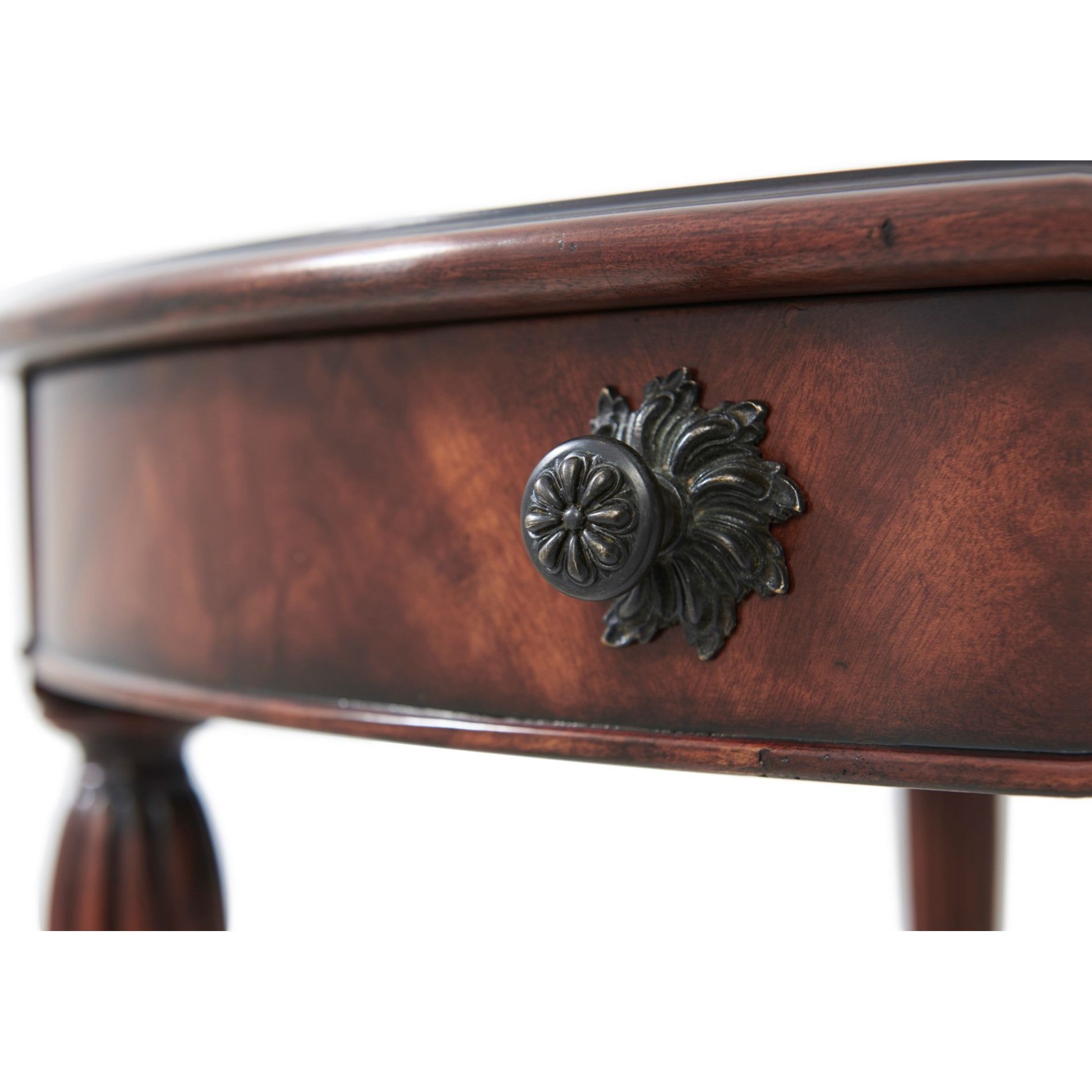 Theodore Alexander Essential TA Round 1-Drawer Side Table