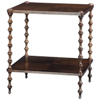 Traditional Bobbin Lamp Table