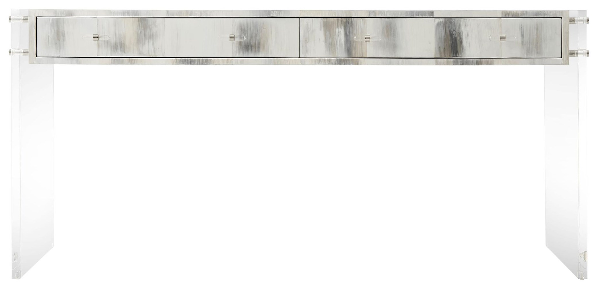 Theodore Alexander Quadrilateral 793799756 Hand-Painted Faux Horn