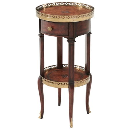 Louis XVI Circle Lamp Table