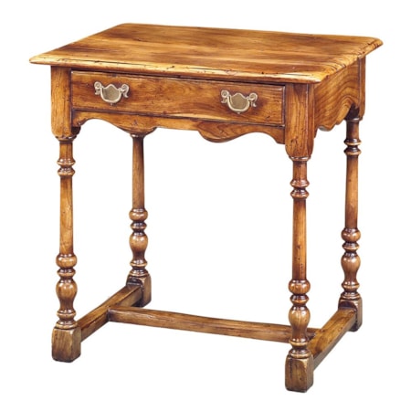 English Country Rectangular End Table