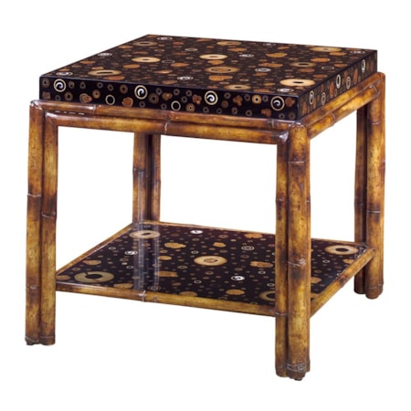 Bamboo Twig End Table