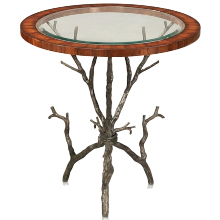 Cast Brass Lamp Table