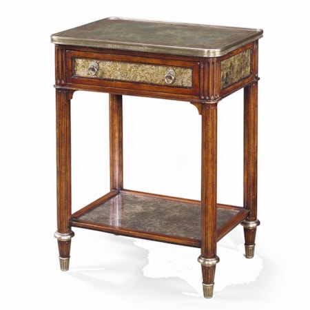 Rectangular Paneled Side Table