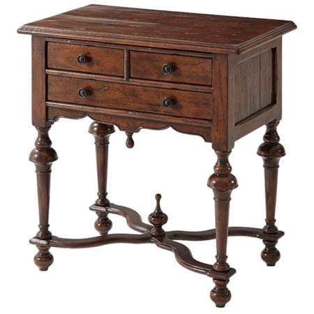 Rectagular Antique End Table