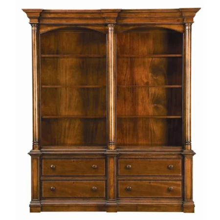 Bibliotheque Bookcase with Six Adjustable Shelves