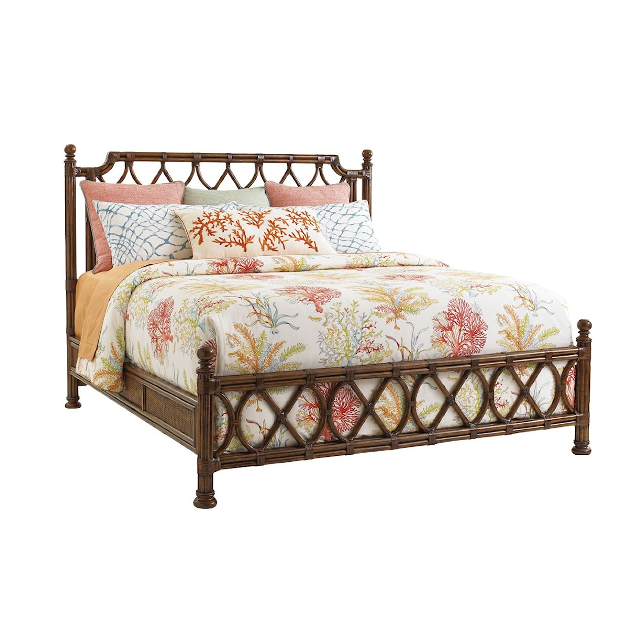 Tommy Bahama Home Bali Hai Queen Bed