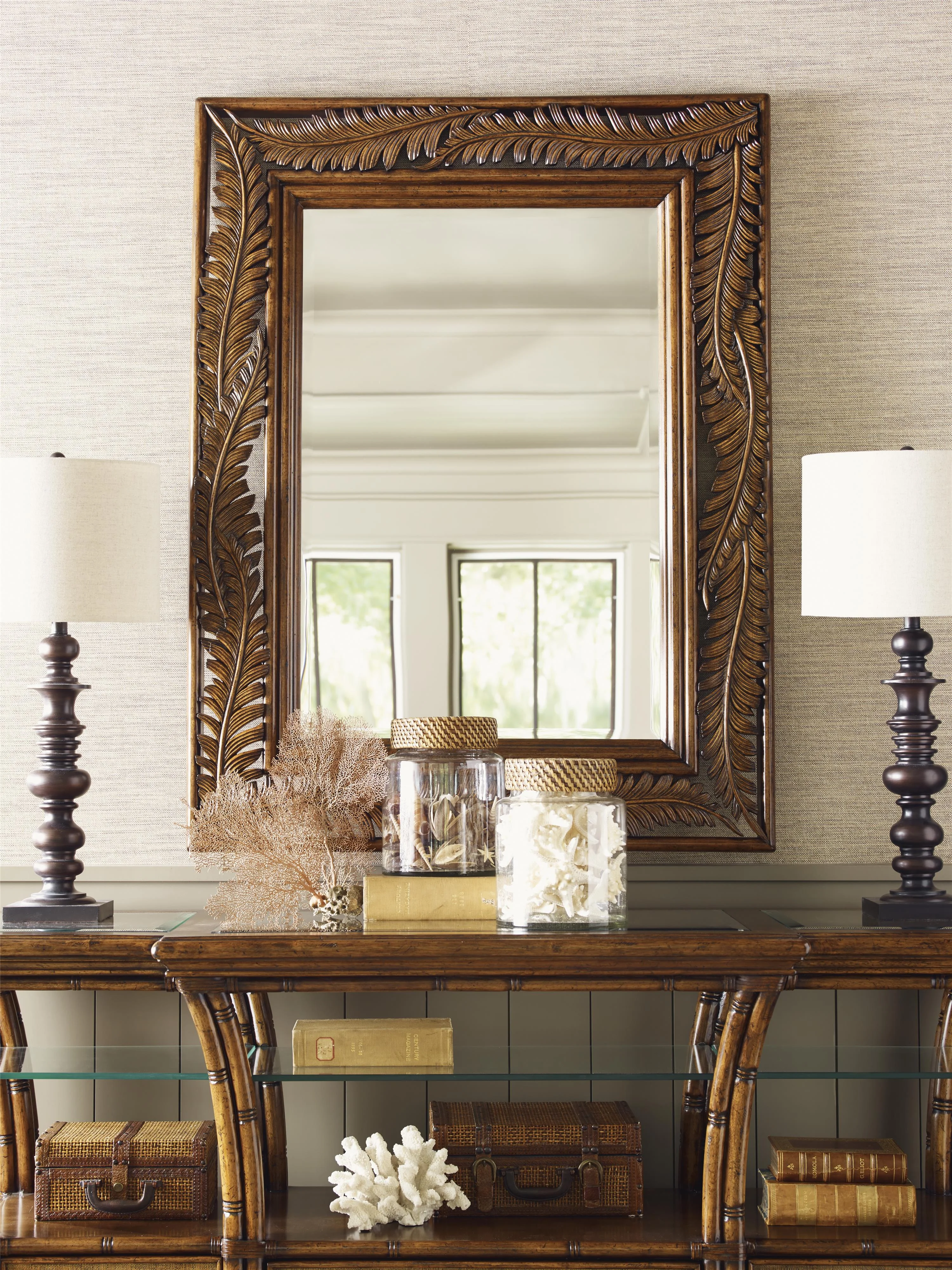 Tommy Bahama Home Bali Hai BAL580101 Mirror HomeWorld Furniture