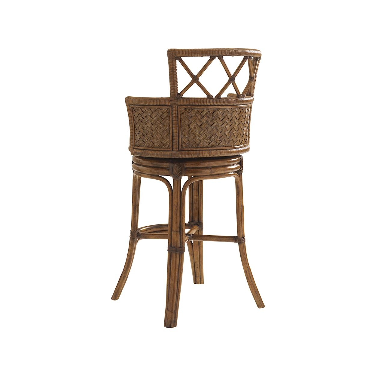 Tommy Bahama Home Bali Hai Customizable Kamala Bay Swivel Bar Stool