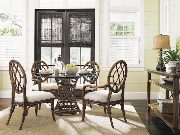 Tropical 5 Piece Dining Room Set