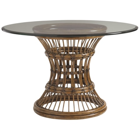 54" Round Glass Table