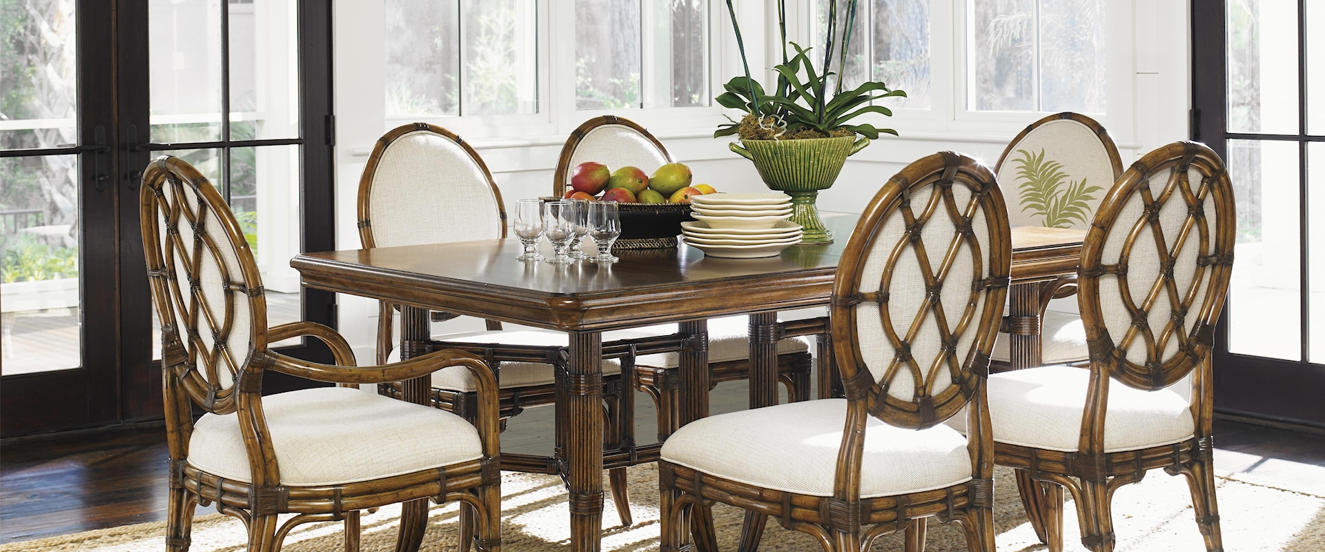 Tropical 7 Piece Dining Set