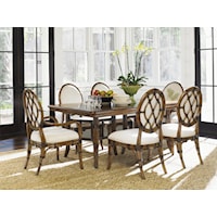 Tropical 7 Piece Dining Set