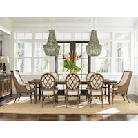 Tropical 9 Piece Dining Set