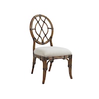 Customizable Cedar Key Oval Back Side Chair