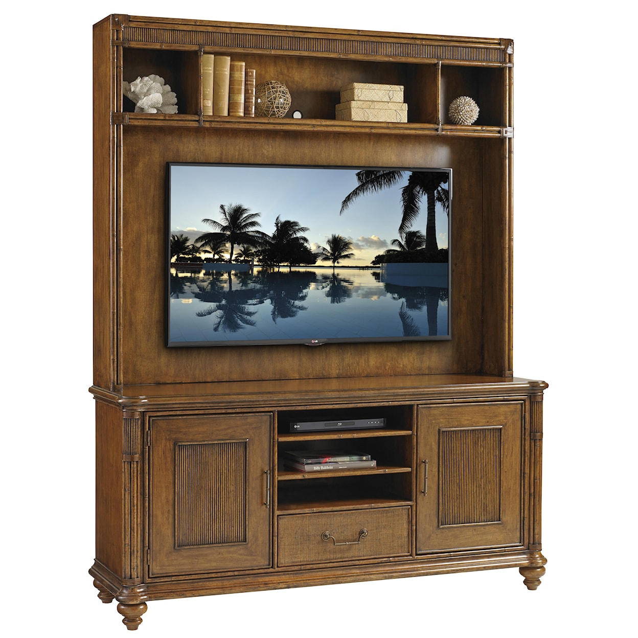 Tommy Bahama Home Bali Hai Pelican Cay Media Console and Hutch