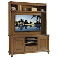 Pelican Cay Media Console and Hutch