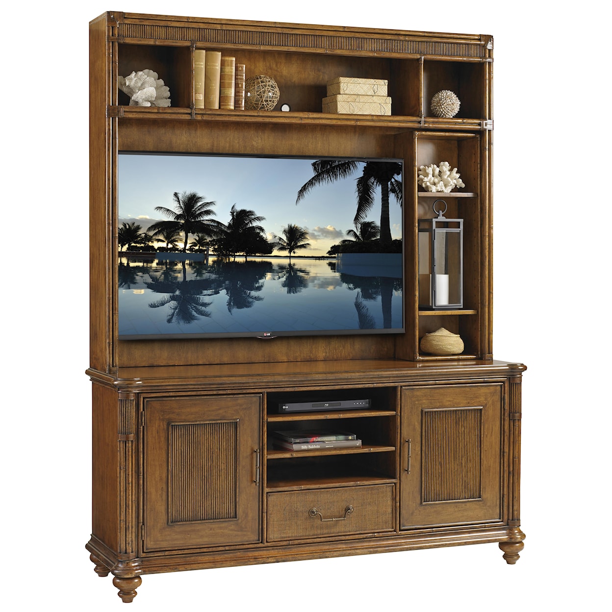 Tommy Bahama Home Bali Hai Pelican Cay Media Console and Hutch