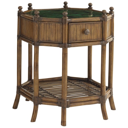 Flamingo Octagonal End Table