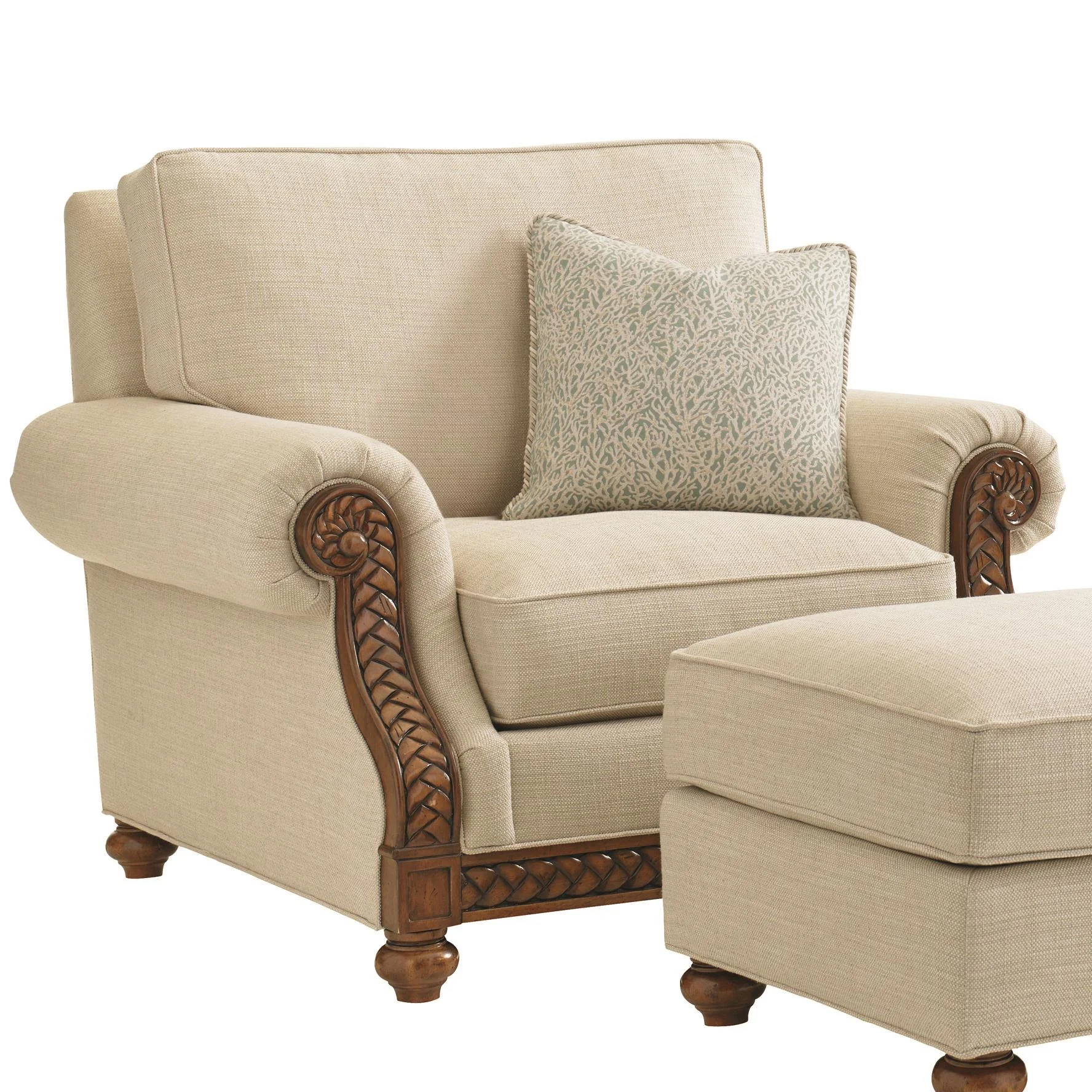 Tommy Bahama Home Bali Hai 111498134 Quickship Shoreline Chair