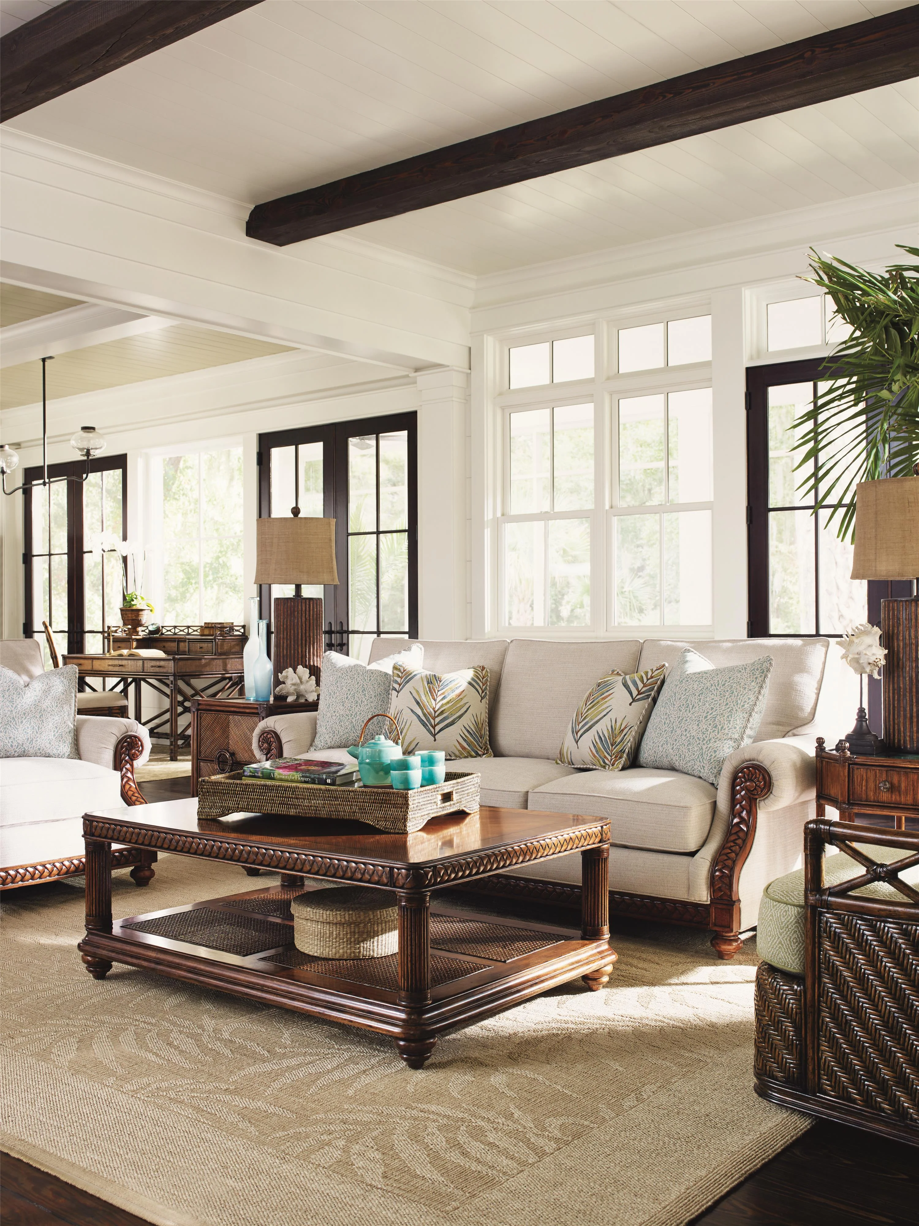 Tommy Bahama Home Bali Hai 101498132 Quickship Shoreline Sofa with