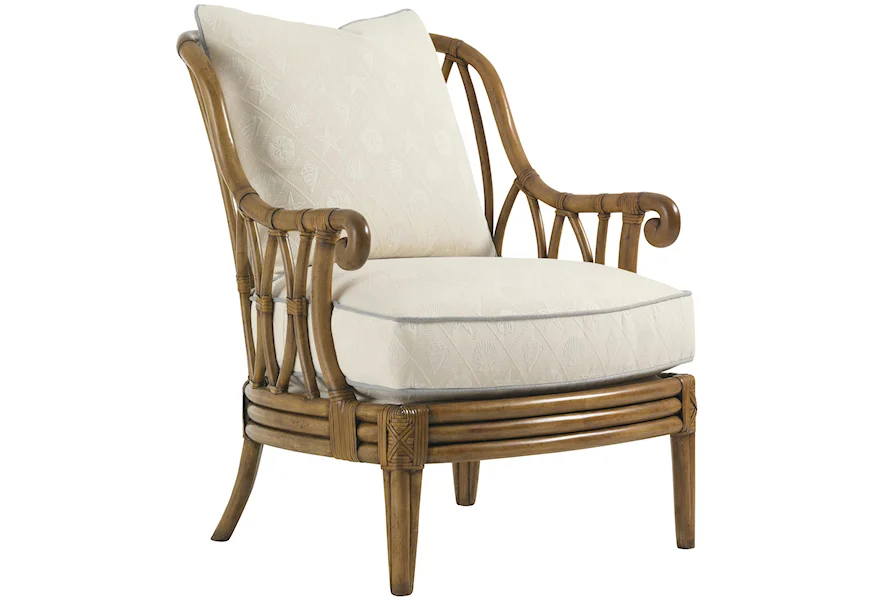 Beach House Ocean Breeze Chair by Tommy Bahama Home at Howell Furniture
