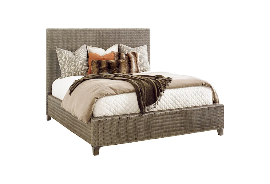 Cypress Point Driftwood Isle Woven Bed 6/6 King by Tommy Bahama Home at Baer's Furniture