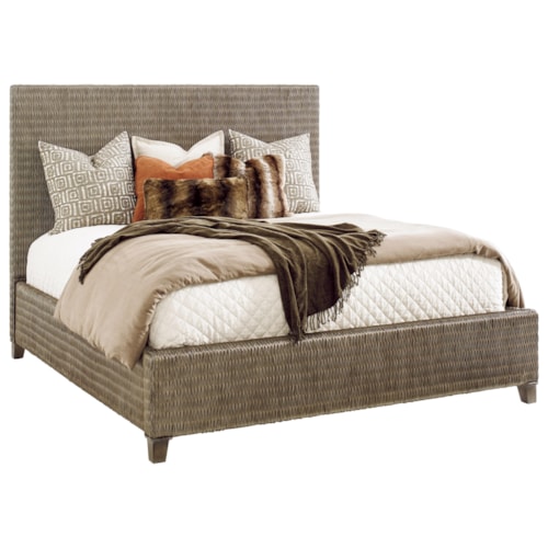 Driftwood Isle Woven Wicker Bed King Size